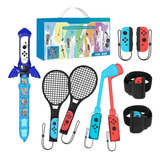 Kits De Accesorios De Juego 9 En 1 Para Nintendo Switch Spor