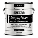 Latex Lavable Semimate Simply Home Rust Oleum X4lt. Colores
