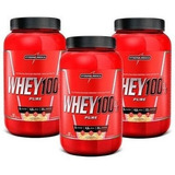 3x Whey Protein 100% Pure 907 Gramas - Integral Medica