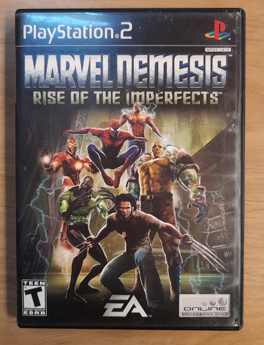 Videojuego Marvel Nemesis Rise Imperfects Para Playstation 2