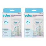 Kit 50 Sacos Armazenar Leite Materno Buba Esterelizado