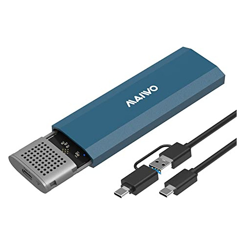 Carcasa Maiwo M.2 Nvme Sata Ssd, Disco Duro Externo Usb A M.