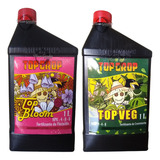 Fertilizantes Flora Y Crecimiento Top Crop Veg Y Bloom 1l