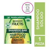 Fructis Shampoo En Barra 2en1 Cabello Seco Aguacate