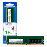 Memoria Ram Pc Adata 16gb Ddr4 Dimm 3200mhz Cl22 Pin 282