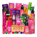 Kit 55 Lubrificantes Função Diversas Tipo Volumao Xana Loka