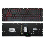 Teclado Para Notebook Gamer Iluminado Acer An515-51-50u2 Br