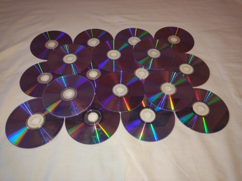 Lote De 10 Dvds Usados Para Decoración, Artesanías