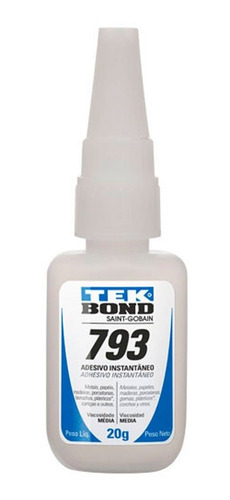 Cola Tek Bond 793 20g Grande Multiuso Unhas