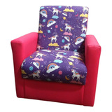 Sillón Infantil - Unicornio - Esqueleto Macizo