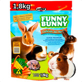 Ração Funny Bunny Para Coelhos Porquinhos Da Índia Hamster