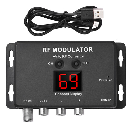 Convertidor Modulador A Rf M60 Modulador Rf Av