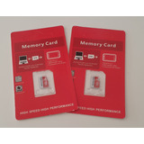 2 Memorias Micro Sd 0,5 Gb Gigas 512 Mb Megas Leer Bien!