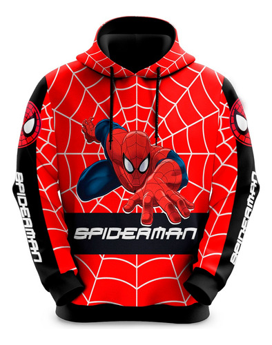 Blusa De Moletom Novidade Super Herói Homem Aranha Filme 