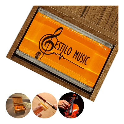 Colofonia Brea Rosin Resina P\u002F Violin Viola Cello Pro + Caja | Meses sin interés