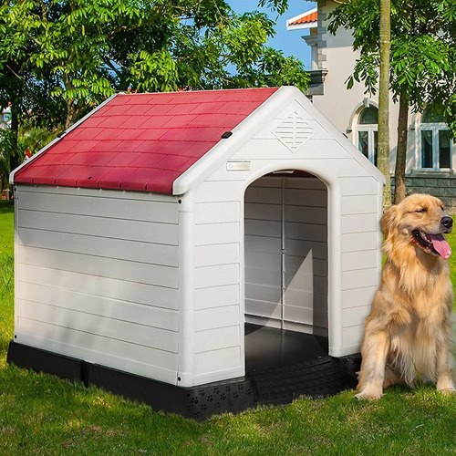 Cucha Casa  Perro Mascota Importada Grande Jardin 