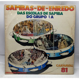 Lp Sambas De Enredo Das Escolas De Samba 1981 - Nacional