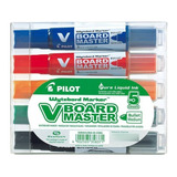 Plumon De Pizarra Recargables Pilot Set 5 Colores