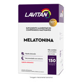 Suplemento Em Comprimidos Lavitan Melatonina Morango 150 Un