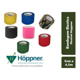 Bandagem Elástica Pet Hoppner Latex Natural - 5 Cm X 450 Cm