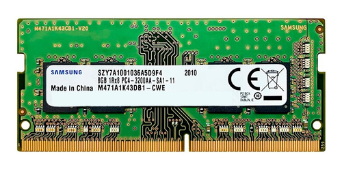 Memória Ram Color Verde  8gb 1x8gb Samsung M471a1k43db1-cwe