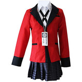 Yumeko Jabami Disfraz Uniformes Escolares Anime Cosplay Part