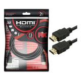 Cabo Hdmi Pix 2 Metros 2.0 4k 19 Pinos 018-2222