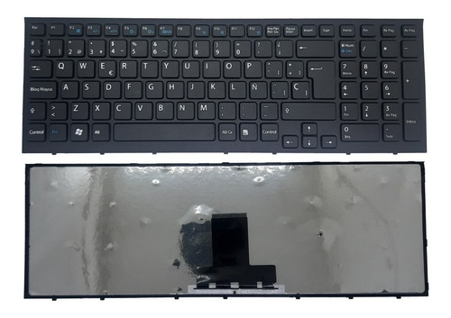 Teclado Negro C/frame Para Sony Vaio Vpceb Vpceb19fl