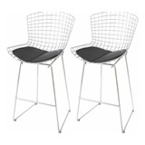 Set X2 Banqueta Taburete Bertoia Desayunador Barra