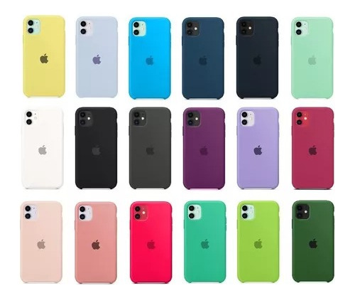 Capa Capinha Para iPhone 11  Case De Silicone Aveludada 