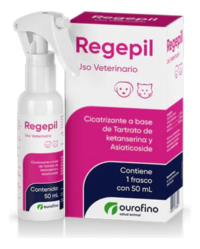 Regepil Cicatrizante Para Perros Y Gatos De 50ml