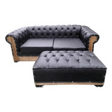 Sillon Chesterfield 2 Cuerpos Talampaya Colores