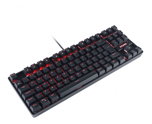 Magic Keyboard Teclado Gamer Com Led Vermelho Tkl Neron