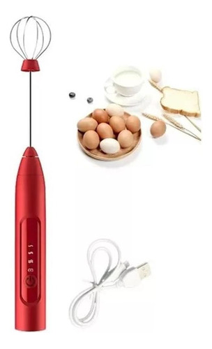 Batidora Whisk Mini De Cocina Manual Portátil Recargable 