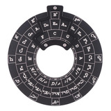 Round Music Melody Tool Accs Instruments Black Circle Of [u]