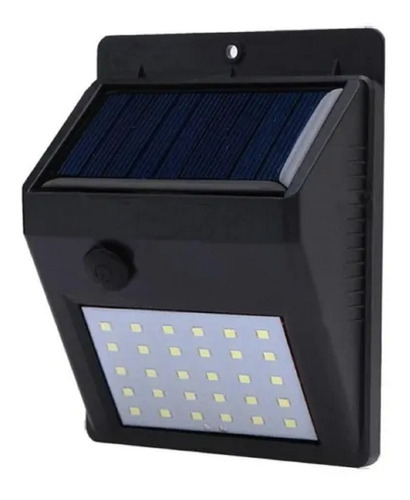 Luz Lampara Foco 30 Led Lampara Solar Recargable Sensor 