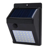 Luz Lampara Foco 30 Led Lampara Solar Recargable Sensor 