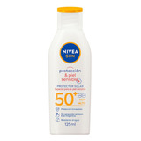 Protector Solar Corporal Piel Sensible Nivea Sun Fps50 125 M