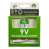 Batería - Pila Recargable Usb 9v