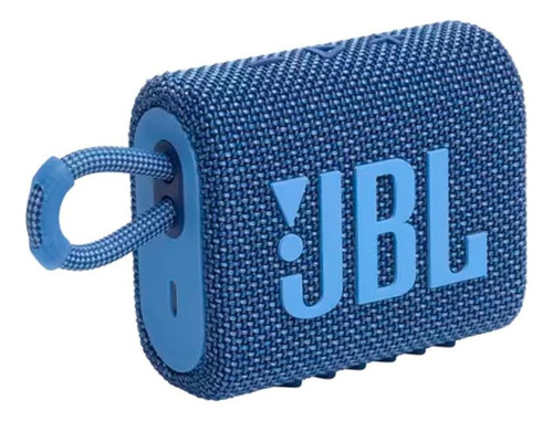 Caixa De Som Jbl Go 3 Eco Blue Caixa Bluetooth