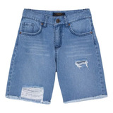 Bermuda Jean Niño Wanama Kids Coollight Roturas Premium