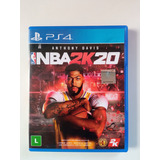 Jogo Nba2k20 Ps4 Nba 2k 20 Ps4 Original Mídia Física 