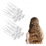 20pcs Horquilla Cabello Accesorios Pelo Boda De Flores Mujer