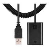 Adaptador Acoplador De Paquete De Baterías Ficticias Usb Np-