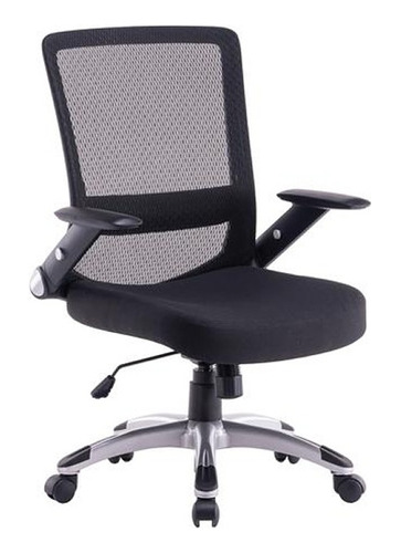 Office Star Silla Maya Con Brazos Movibles Negra Pshg-7302m Color Negro