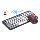 Keyboard Suit Silent Laptop Combo Y Ratón Compacto De 2,4 G