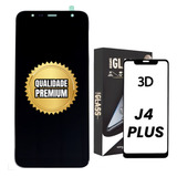 Tela Touch Frontal Display Compatível J4 Plus J6 Plus + Cola