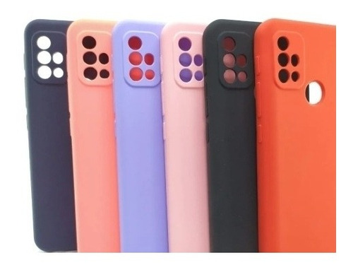 Motorola G30 G20 Carcasa Silicon Colores Con Felpa