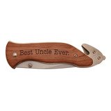 Thiswear Best Uncle Ever Cuchillo De Supervivencia Plegable 