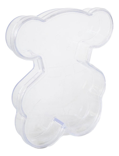 Caja Decorativa Oso Plástico Transparente Selanusa